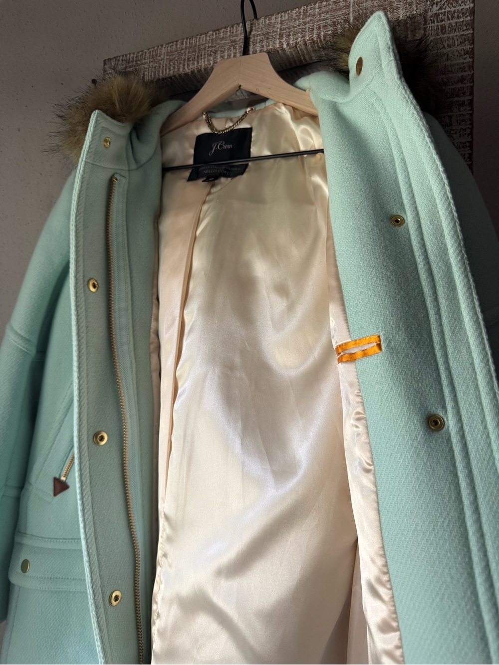 J. Crew Women’s Chateau Parka in Icy Mint - Picture 3 of 9